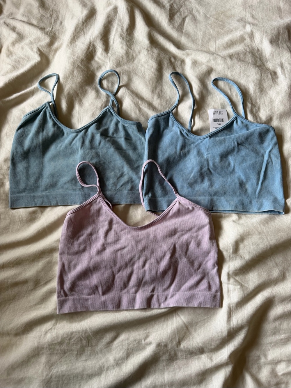 Set of 3 Cotton On Seamless Camis